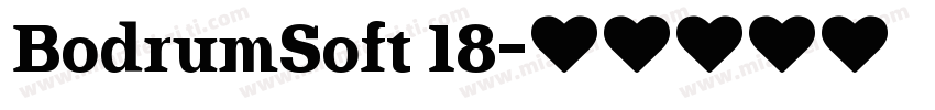 BodrumSoft 18字体转换